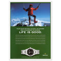 Rolex Life is Good Vintage Poster Ad