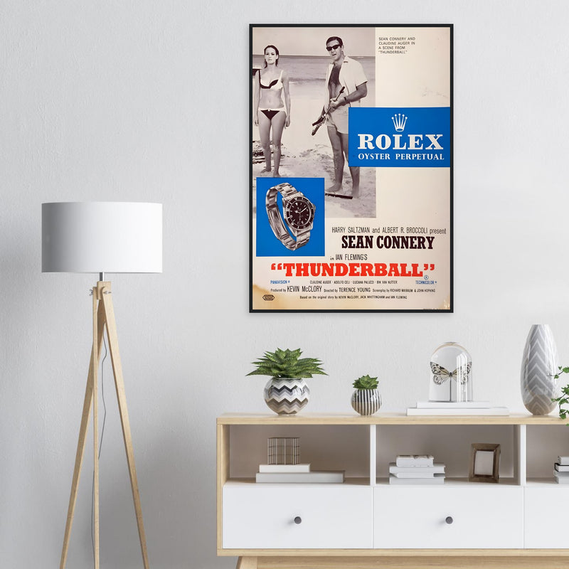 Rolex Sean Connery Vintage Poster Ad