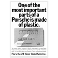 Porsche - 24 Hour Road Service Vintage Poster Ad