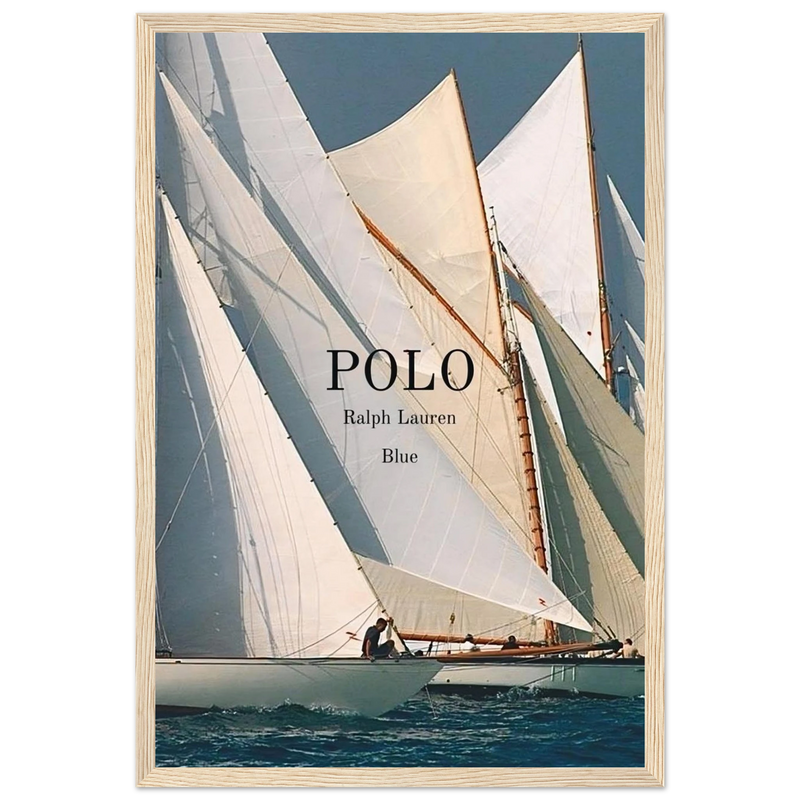 Polo Ralph Lauren Vintage Ad Poster - Polo Blue