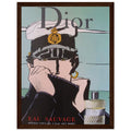 Dior Eau Sauvage Captain Vintage Poster