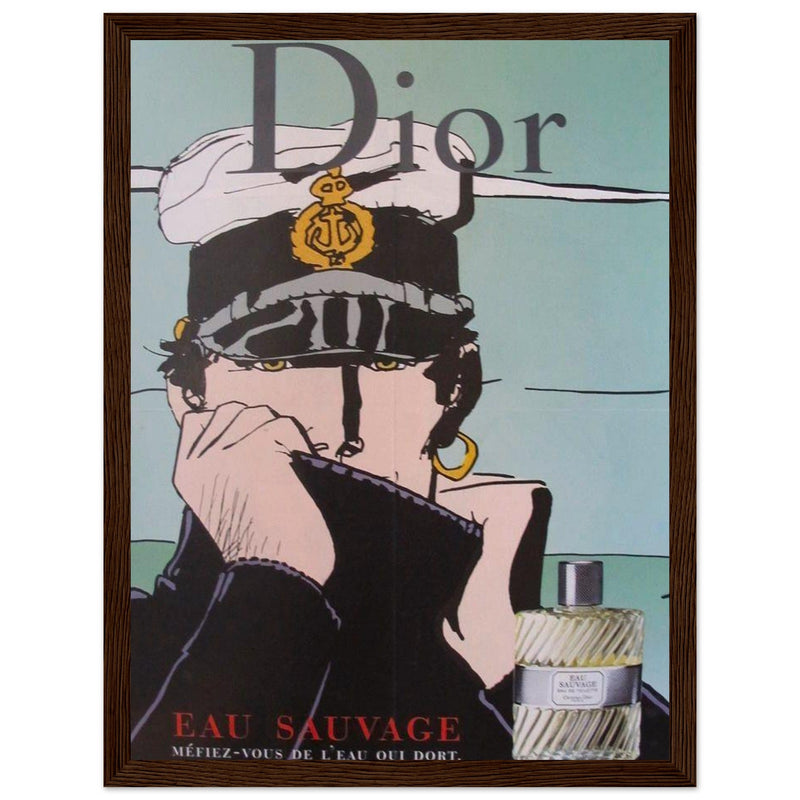 Dior Eau Sauvage Captain Vintage Poster