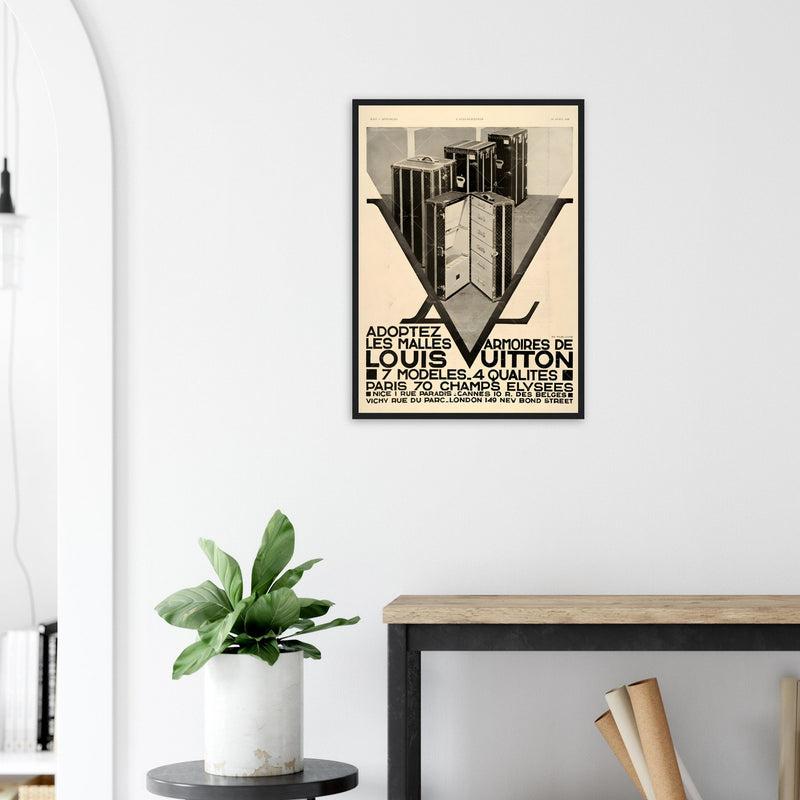 Louis Vuitton Paris Vintage Poster Ad