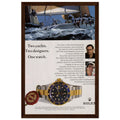 Rolex Yacht Submariner Vintage Poster Ad