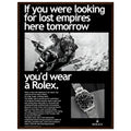 Rolex Submariner Vintage Poster Ad