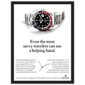 Rolex GMT Master Travel Vintage Poster Ad