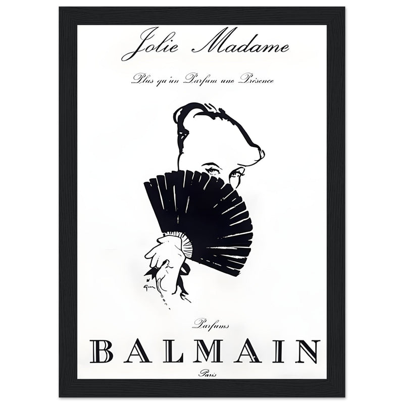 Balmain Jolie Madame Vintage Poster Ad