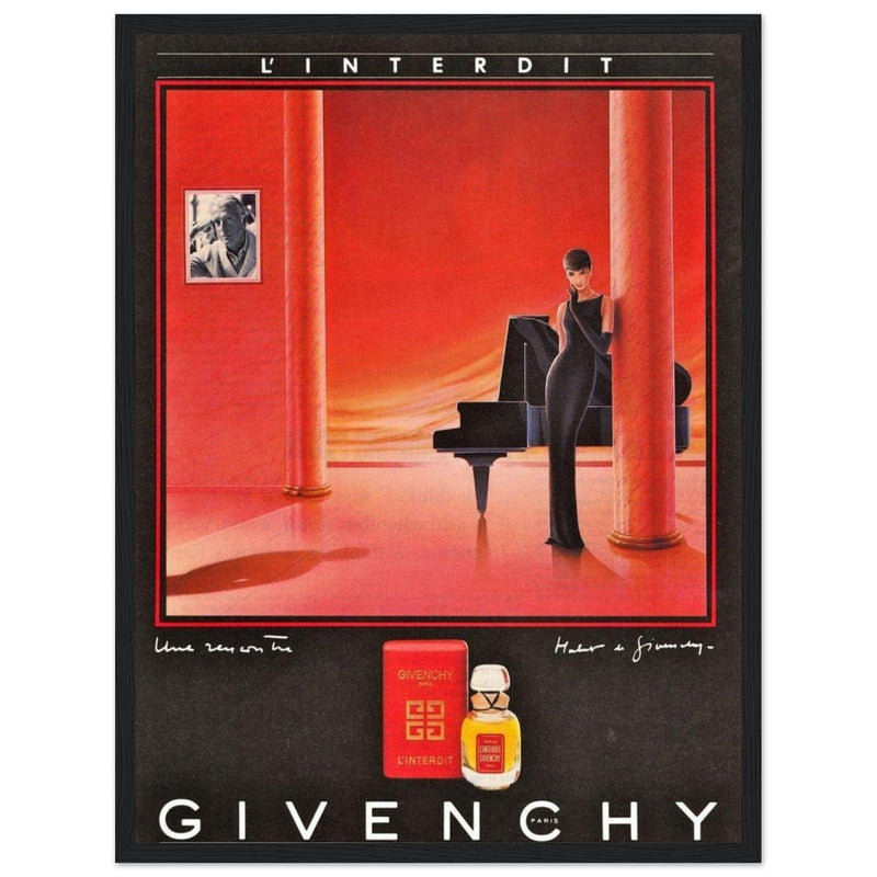 Givenchy Parfums Vintage Poster Ad