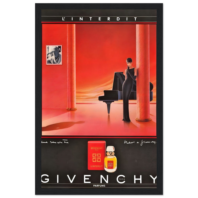 Givenchy Parfums Vintage Poster Ad