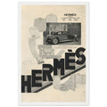 Hermes Fashion Vintage Poster Ad