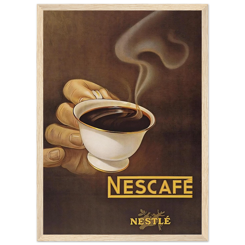 Nestle Nescafe Vintage Poster