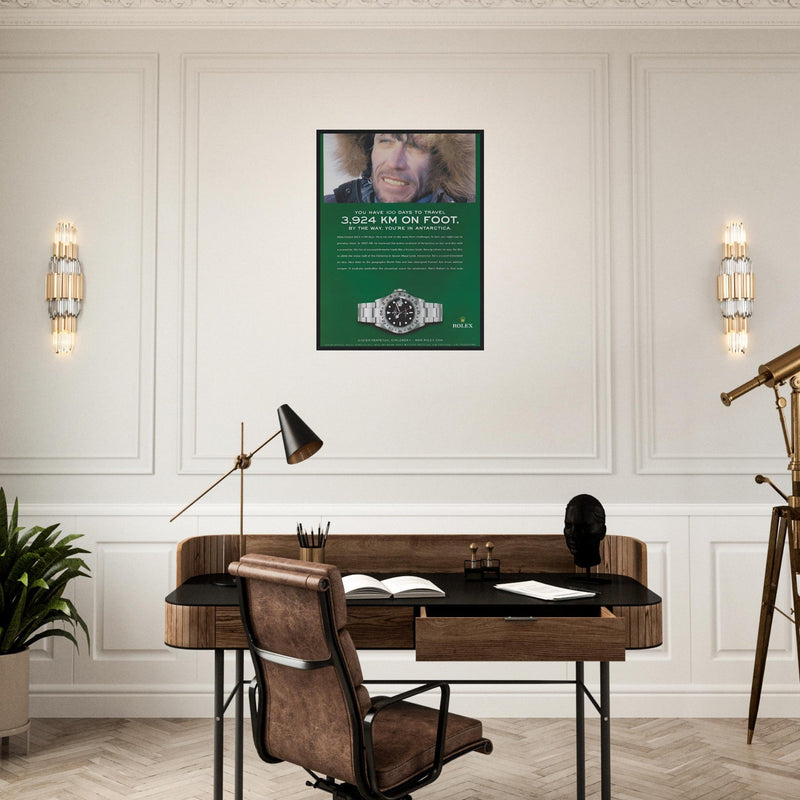 Rolex Explorer Vintage Poster Ad