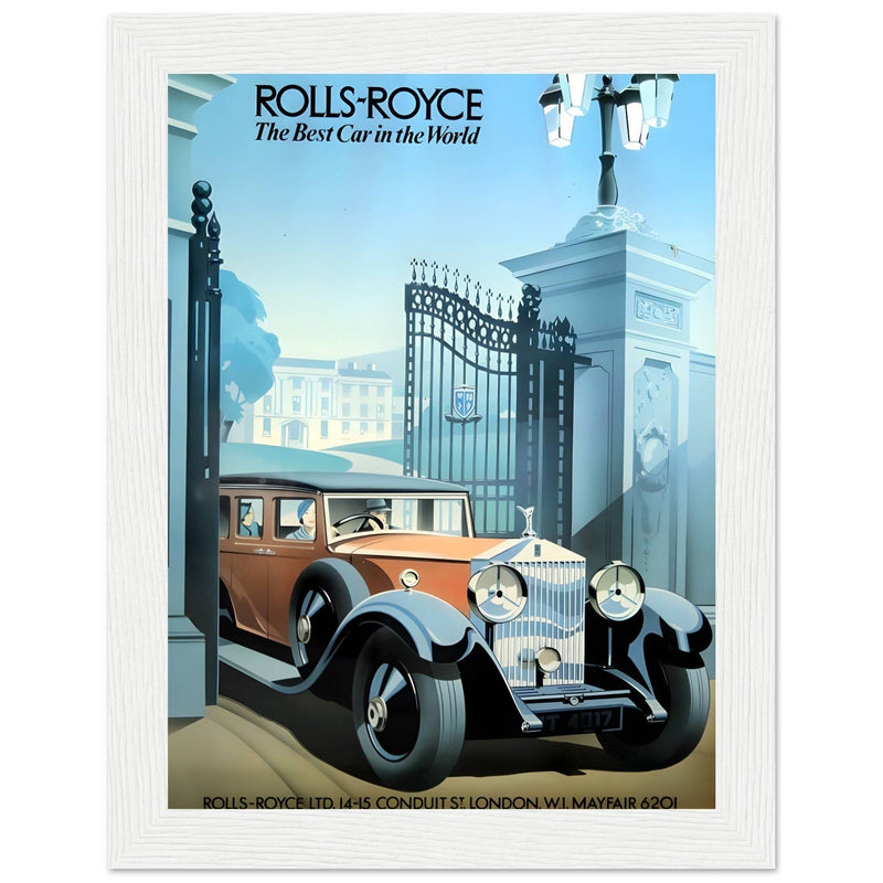 Rolls-Royce Best Car In The World Vintage Poster Ad