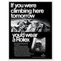 Rolex Explorer Everest Vintage Poster Ad