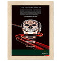 Rolex Live For Greatness Vintage Poster Ad