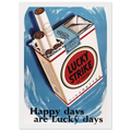 Lucky Strike Vintage Poster - Happy Days