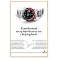 Rolex GMT Master Travel Vintage Poster Ad