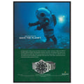 Rolex Sea-Dweller Save The Planet Vintage Poster Ad