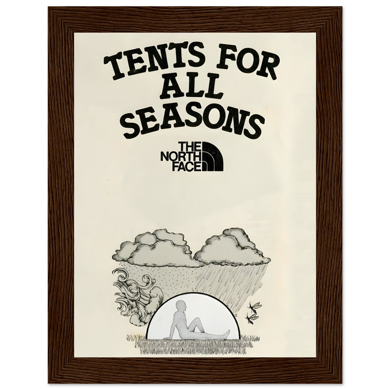 The North Face All Season Vintage Poster