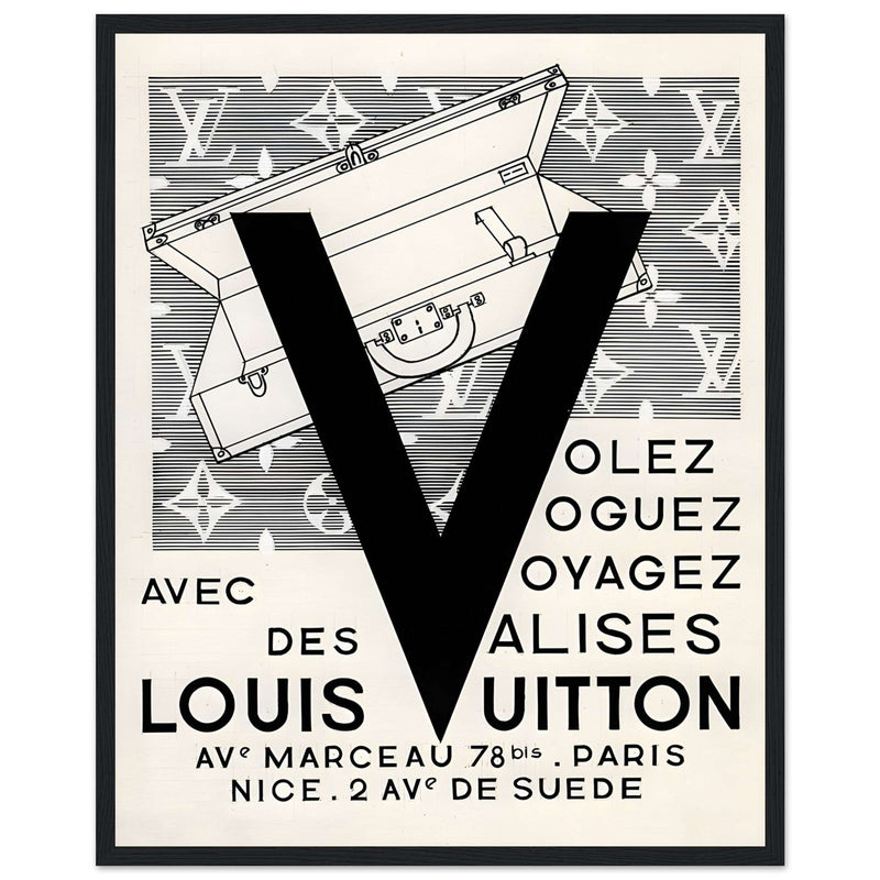 Louis Vuitton Nice, Paris Vintage Poster Ad