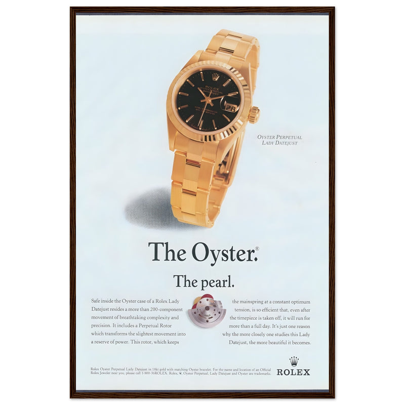 Rolex The Oyster Vintage Poster Ad