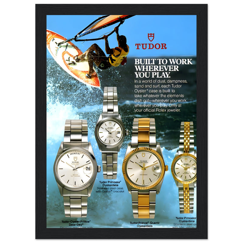 Tudor Vintage Poster Ad