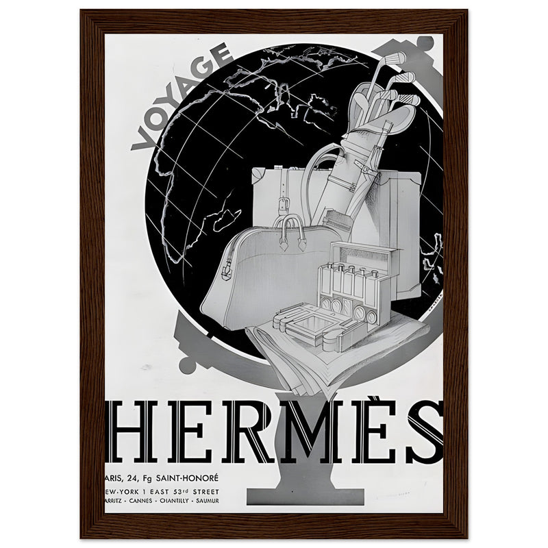 Hermes Voyage Vintage Poster