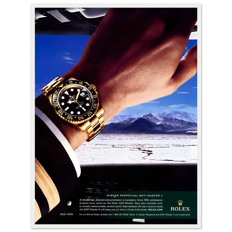 Rolex Oyster Perpetual GMT-Master II New York Pilot Vintage Poster
