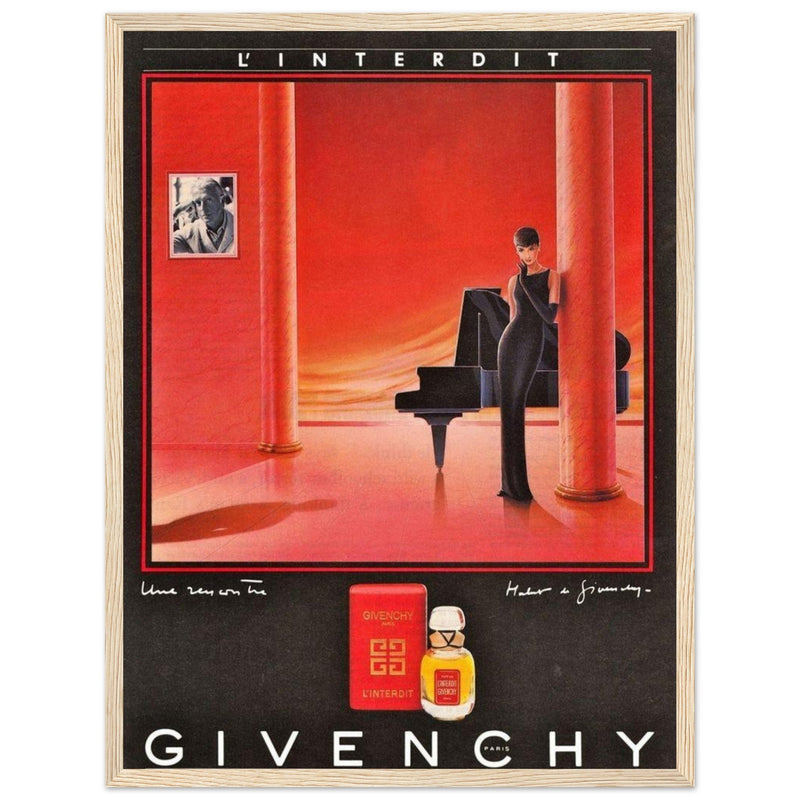 Givenchy Parfums Vintage Poster Ad