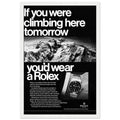 Rolex Explorer Everest Vintage Poster Ad