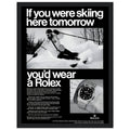 Rolex Ski Vintage Poster Ad