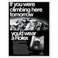 Rolex Explorer Everest Vintage Poster Ad