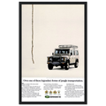 Land Rover Defender Vintage Poster