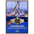 Rolex Submariner Offshore Champions Vintage Poster Ad