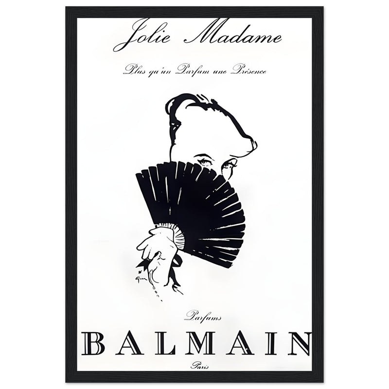 Balmain Jolie Madame Vintage Poster Ad