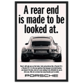 Porsche 911 Vintage Poster - Rear End