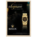Rolex Elegance Vintage Poster Ad