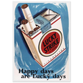 Lucky Strike Vintage Poster - Happy Days