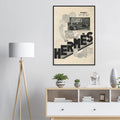 Hermes Fashion Vintage Poster Ad