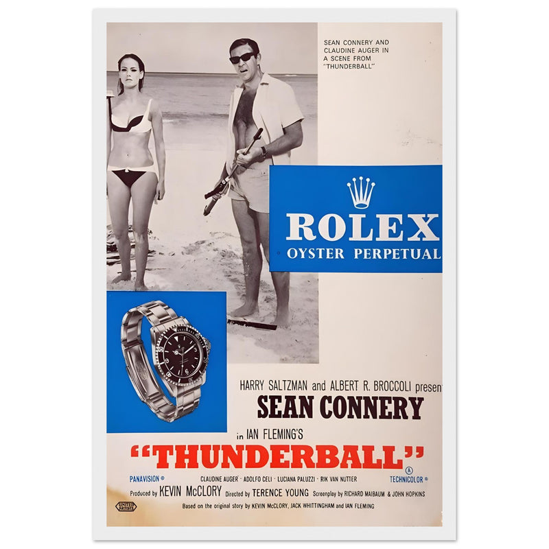 Rolex Sean Connery Vintage Poster Ad