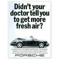 Porsche 911 Fresh Air Vintage Poster Ad
