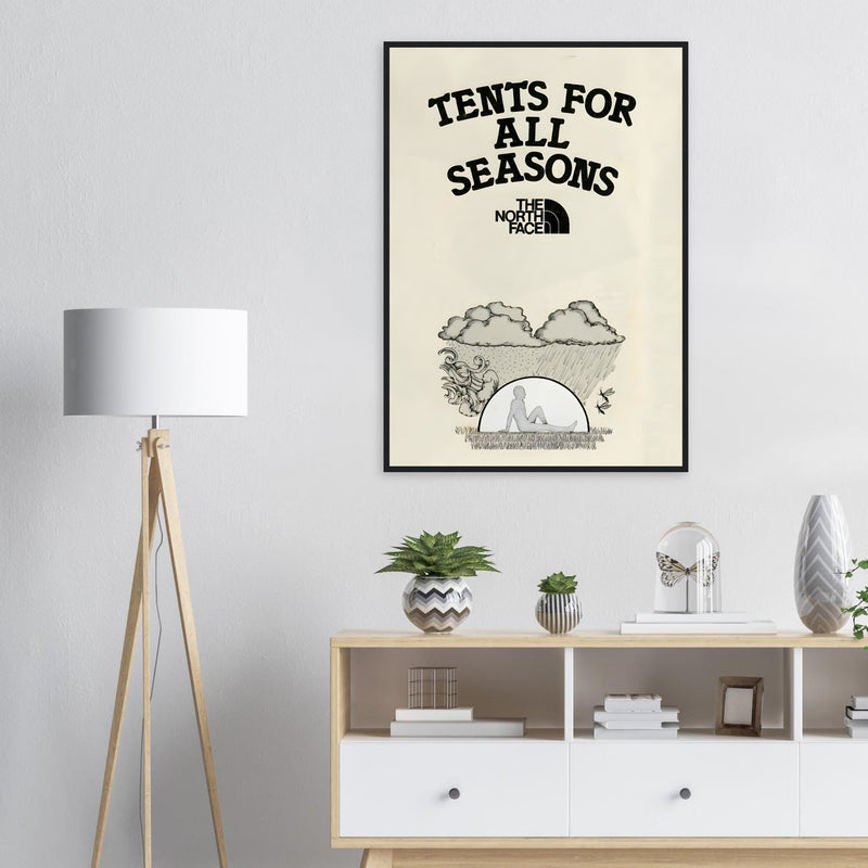 The North Face All Season Vintage Poster