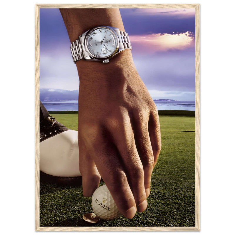 Rolex Day-Date Golfing Vintage Poster