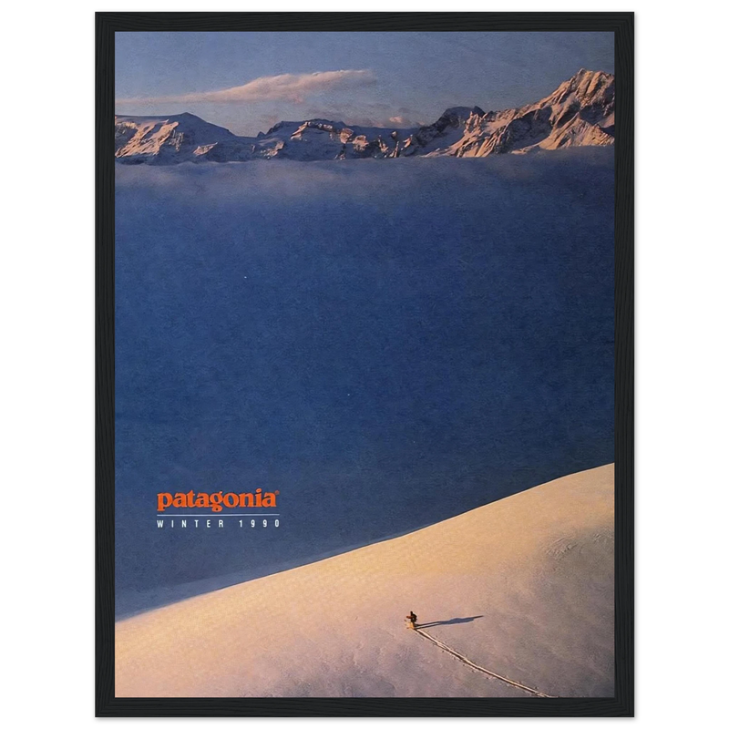 Patagonia Vintage Poster Ad - Winter 1990