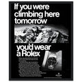 Rolex Explorer Everest Vintage Poster Ad