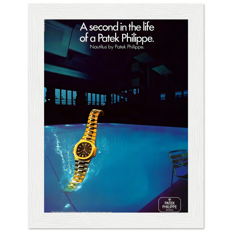 Patek Philippe A Second In the Life Vintage Poster
