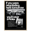 Rolex Datejust Geneva Vintage Poster Ad