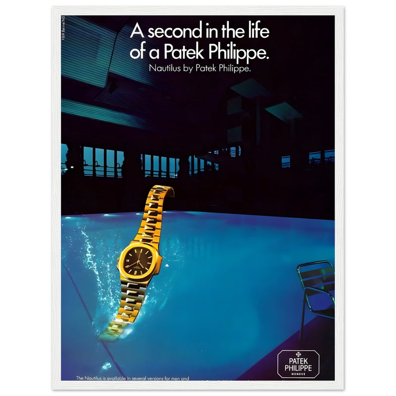 Patek Philippe A Second In the Life Vintage Poster