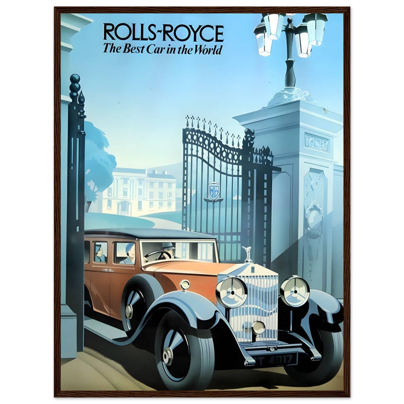 Rolls-Royce Best Car In The World Vintage Poster Ad