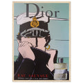 Dior Eau Sauvage Captain Vintage Poster